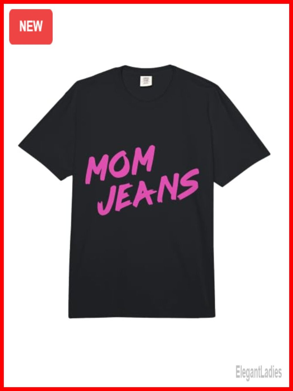 Funny Mom Jeans 80s Style Comfort Colors Heavyweight Tee